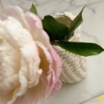 DIY gehäkelte Blumenvase