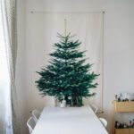 DIY Wand-Weihnachtsbaum aus Stoff – Ikea-Hack