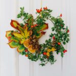 Herbstdeko: DIY Herbstlaub-Türkranz