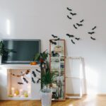 Halloween: DIY Fledermäuse Wand