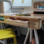DIY Schreibtisch: Europaletten- Schublade