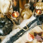 Witchcraft Halloween: Tischdekoration