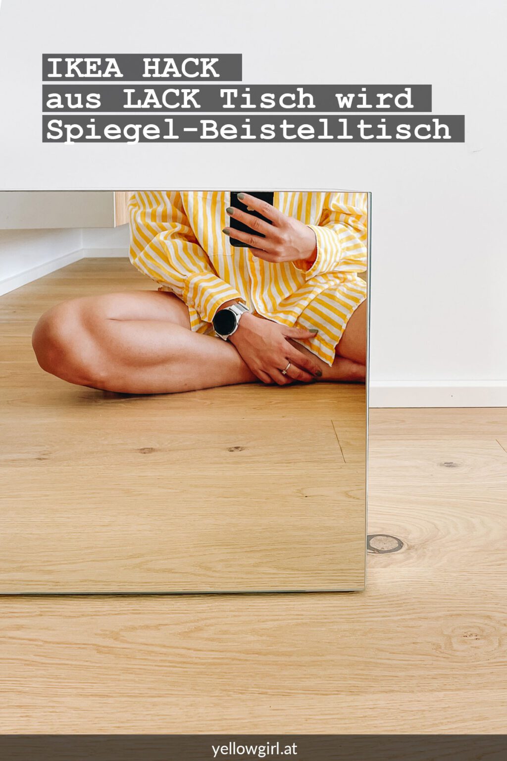 Ikea Hack: DIY-Spiegeltisch aus dem Ikea LACK Tisch – Einfache ...