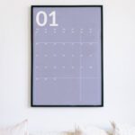 Kreativ und Farbenfroh: Dein Gratis Freebie Kalender 2024 zum Selbstausdrucken in A4 und A3